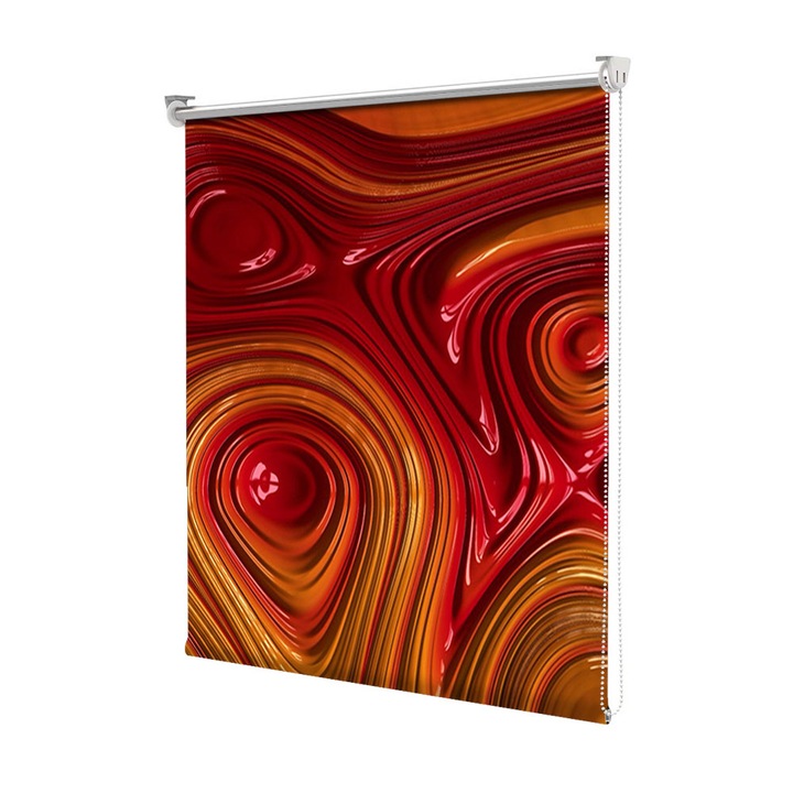 Rolete Art Shade tip Jaluzele cu Rulou si sistem inclus, Unduiri de lumina, Decoratiuni, Latime 45 cm x Inaltime 130 cm