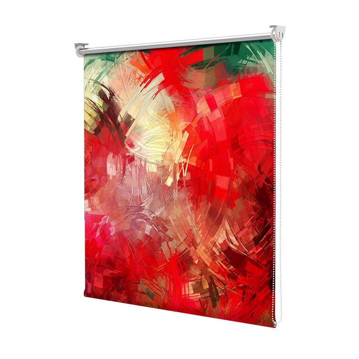 Rolete Art Shade tip Jaluzele cu Rulou si sistem inclus, Pictura contemporana, Decoratiuni, Latime 45 cm x Inaltime 130 cm