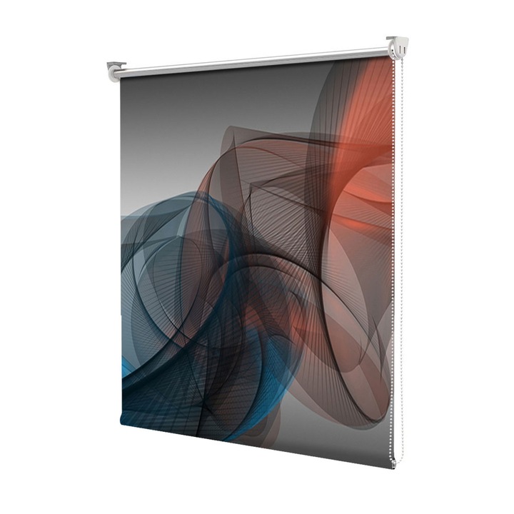 Rolete Art Shade tip Jaluzele cu Rulou si sistem inclus, Forme fine, Decoratiuni, Latime 45 cm x Inaltime 130 cm