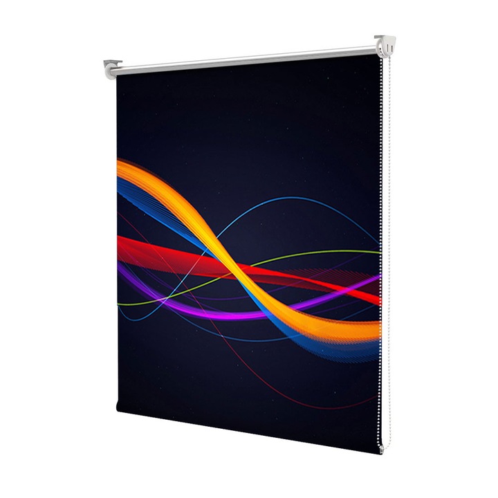 Rolete Art Shade tip Jaluzele cu Rulou si sistem inclus, Spirala ADN, Decoratiuni, Latime 45 cm x Inaltime 130 cm