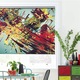 Rolete Art Shade tip Jaluzele cu Rulou si sistem inclus, Vintage abstract, Decoratiuni, Latime 120 cm x Inaltime 250 cm