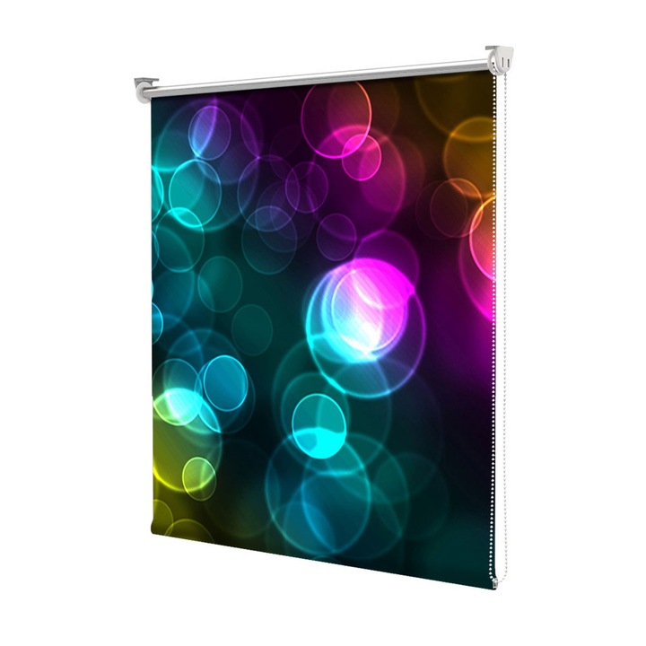 Rolete Art Shade tip Jaluzele cu Rulou si sistem inclus, Luminite, Decoratiuni, Latime 105 cm x Inaltime 250 cm