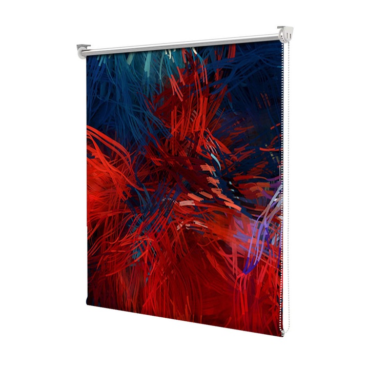 Rolete Art Shade tip Jaluzele cu Rulou si sistem inclus, Compozitie, Decoratiuni, Latime 105 cm x Inaltime 190 cm