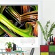 Rolete Art Shade tip Jaluzele cu Rulou si sistem inclus, Sticla colorata, Decoratiuni, Latime 100 cm x Inaltime 250 cm