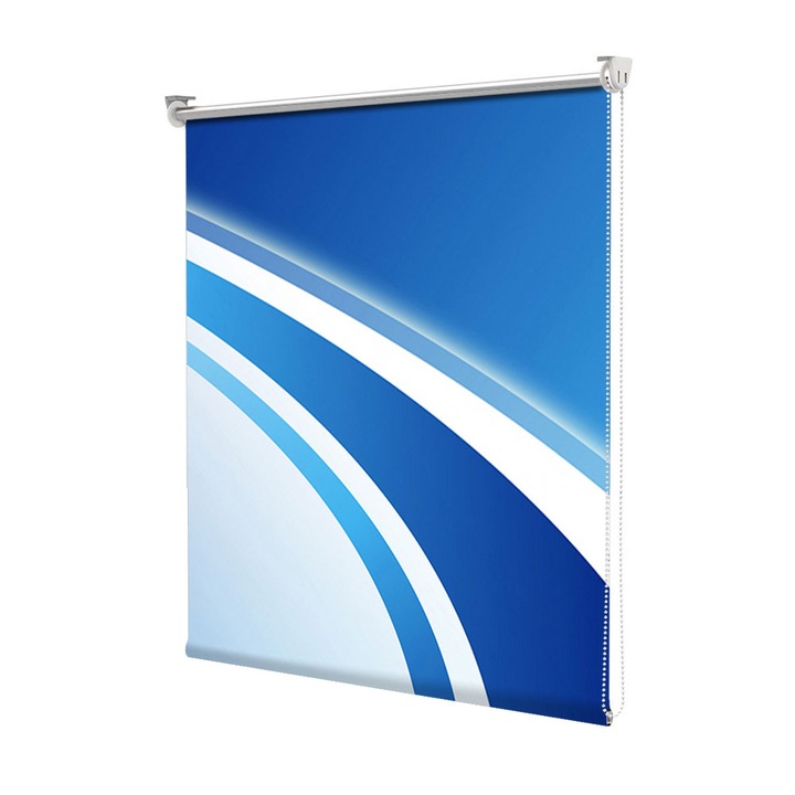 Rolete Art Shade tip Jaluzele cu Rulou si sistem inclus, Logo, Decoratiuni, Latime 45 cm x Inaltime 130 cm