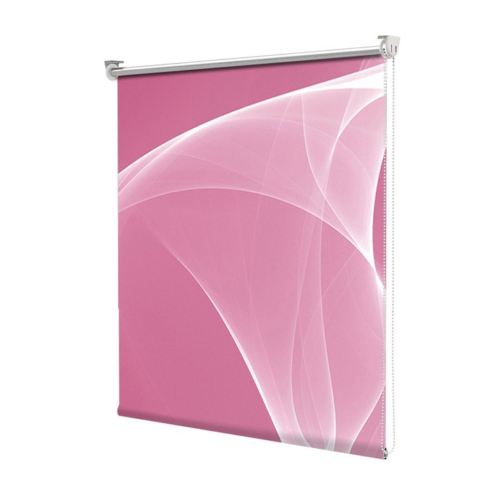 Rolete Art Shade tip Jaluzele cu Rulou si sistem inclus, Roz pal, Decoratiuni, Latime 50 cm x Inaltime 130 cm