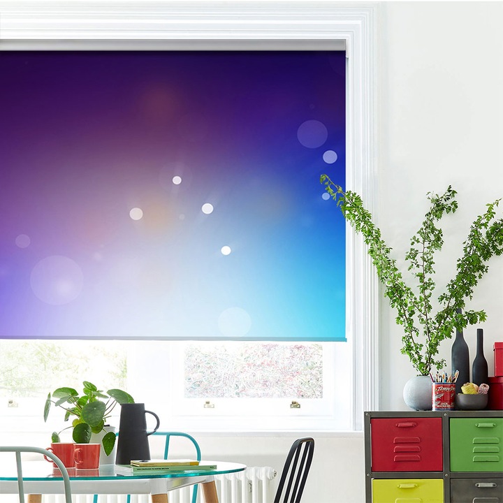 Rolete Art Shade tip Jaluzele cu Rulou si sistem inclus, Lumina puternica, Decoratiuni, Latime 80 cm x Inaltime 250 cm