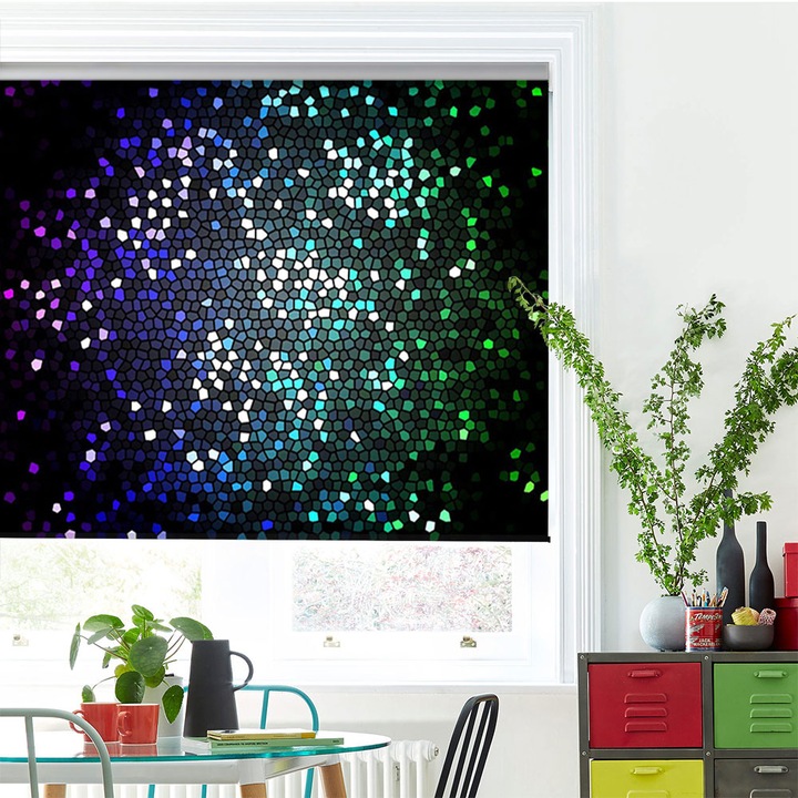 Rolete Art Shade tip Jaluzele cu Rulou si sistem inclus, Tari, Decoratiuni, Latime 90 cm x Inaltime 250 cm