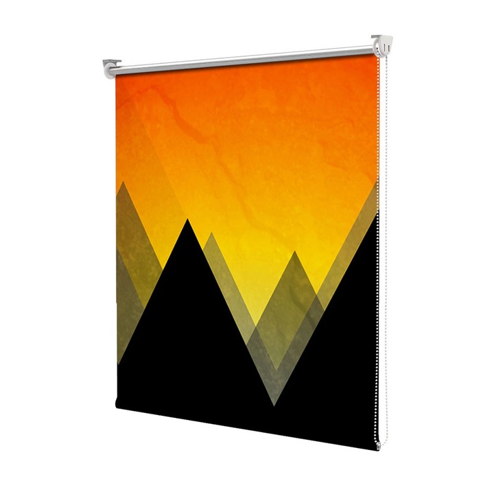 Rolete Art Shade tip Jaluzele cu Rulou si sistem inclus, Munti, Decoratiuni, Latime 105 cm x Inaltime 250 cm