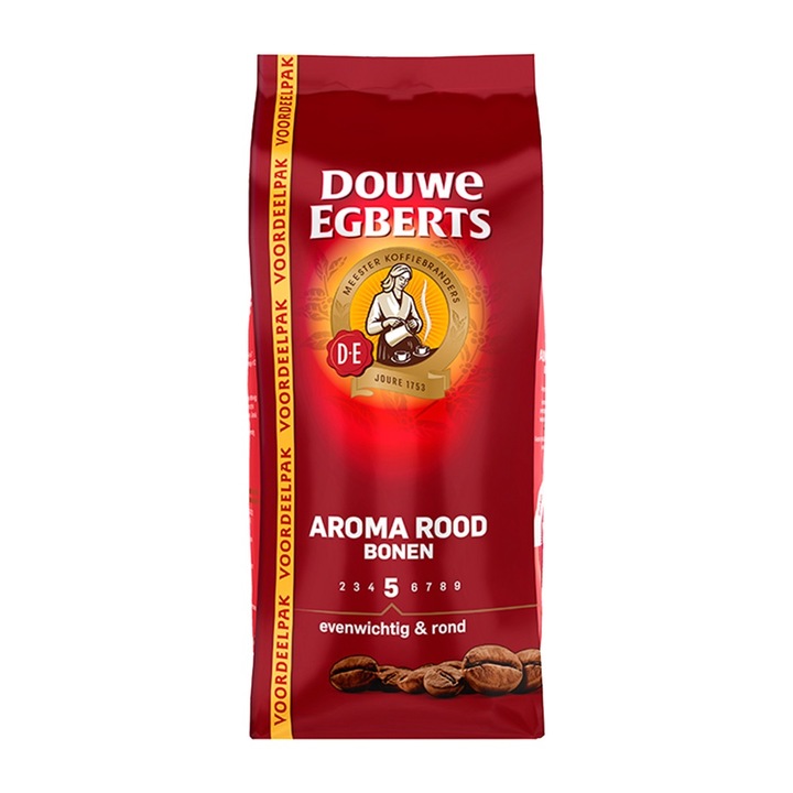 Cafea boabe Douwe Egberts, Aroma Red, 900g