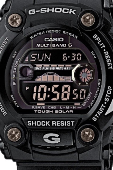 Casio, Часовник G-Shock с хронометър, Черен