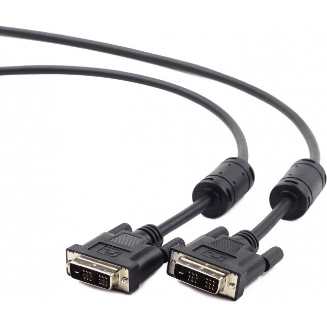 Cablu DVI-D Dual Gembird, 1.8m, DVI-D Dual Link la DVI-D Dual Link, negru, 