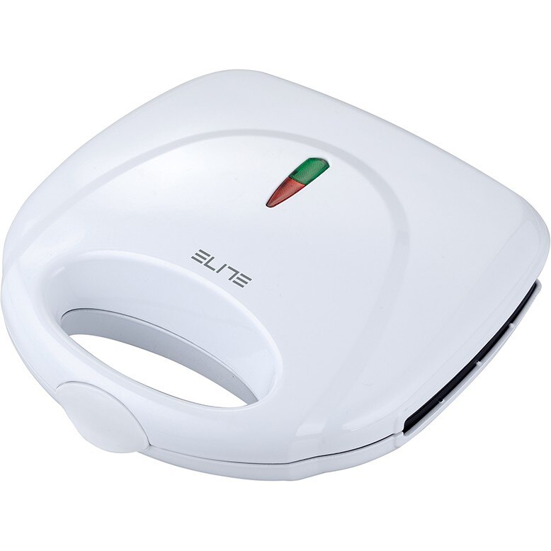 Sandwich maker, Elite, 750W, Teflon, Alb eMAG.ro
