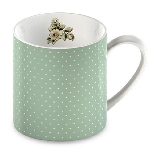 Cana Katie Alice Barrel Cottage Flower Green Spot