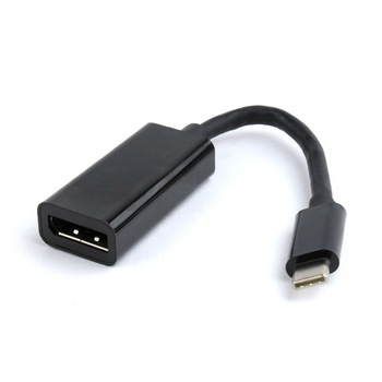 Adaptor Gembird USB3.1 (Type-C) la DisplayPort (AF/CM),  Adaptor Gembird USB3.1 (Type-C) la DisplayPort (AF/CM),