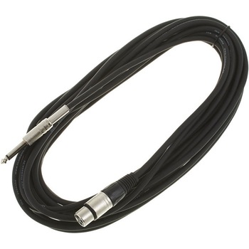 Cablu Microfon, SSSNAKE, XLR mama - Jack 6,3mm, 6m, negru Cablu Microfon, SSSNAKE, XLR mama - Jack 6,3mm, 6m, negru