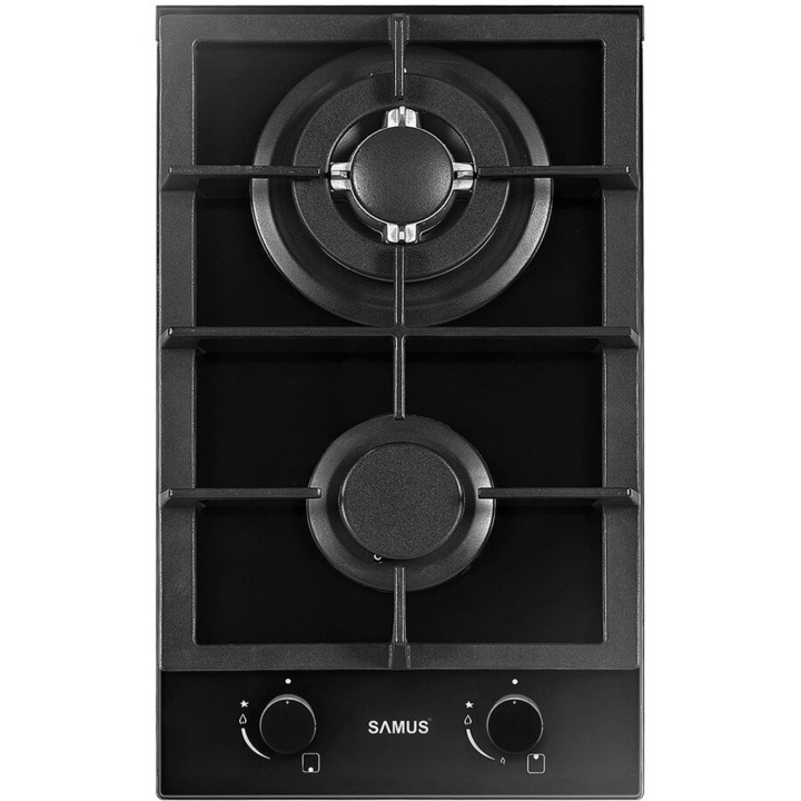 Incorporabila pe gaz 2 zone PSG-32SG2 Negru