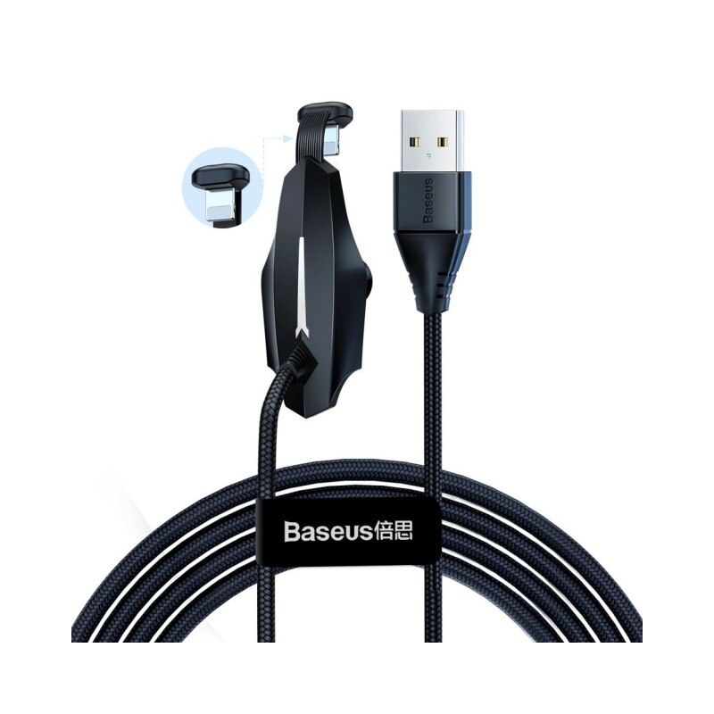 Cablu De Date Baseus Lightning 1.5a, 2m Pentru Gameri Negru Calxa-b01
