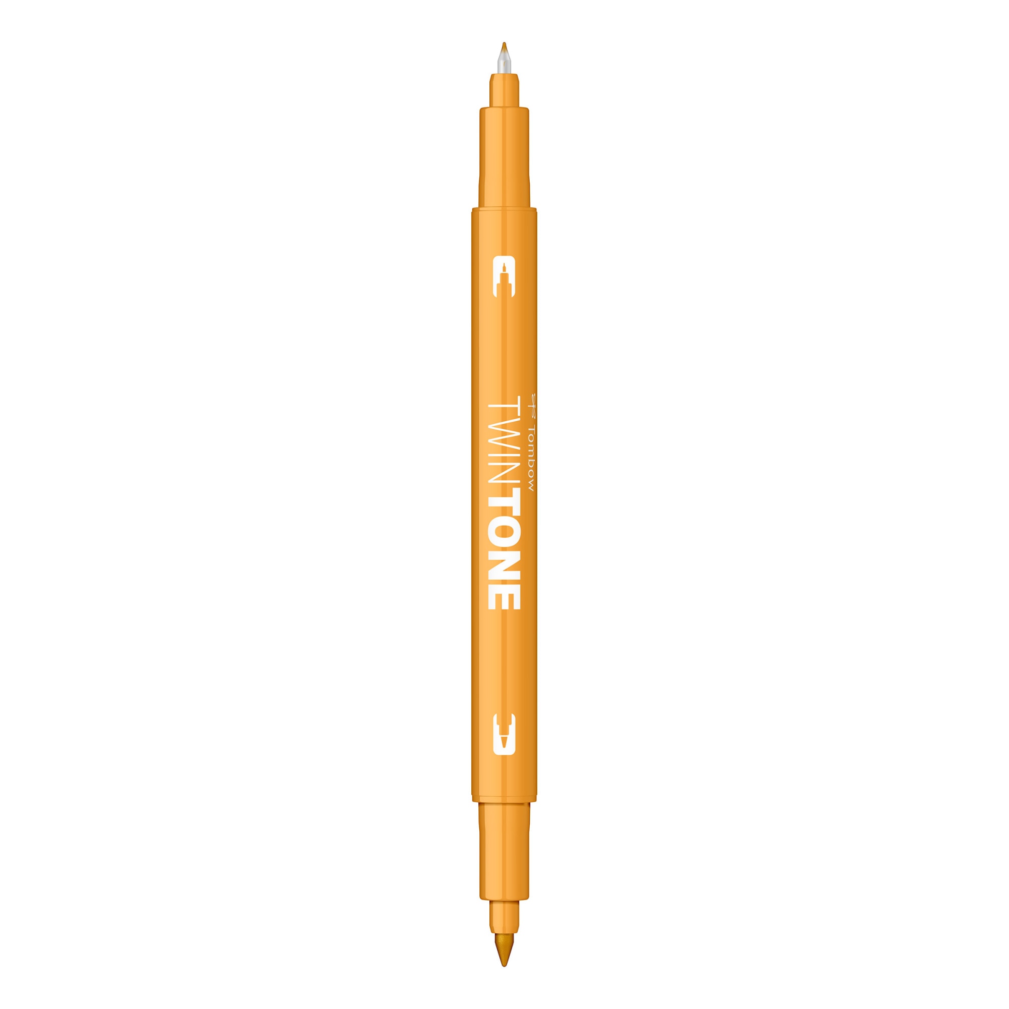 Marker Dual TwinTone Tombow 04 Chrom Yellow, galben crom