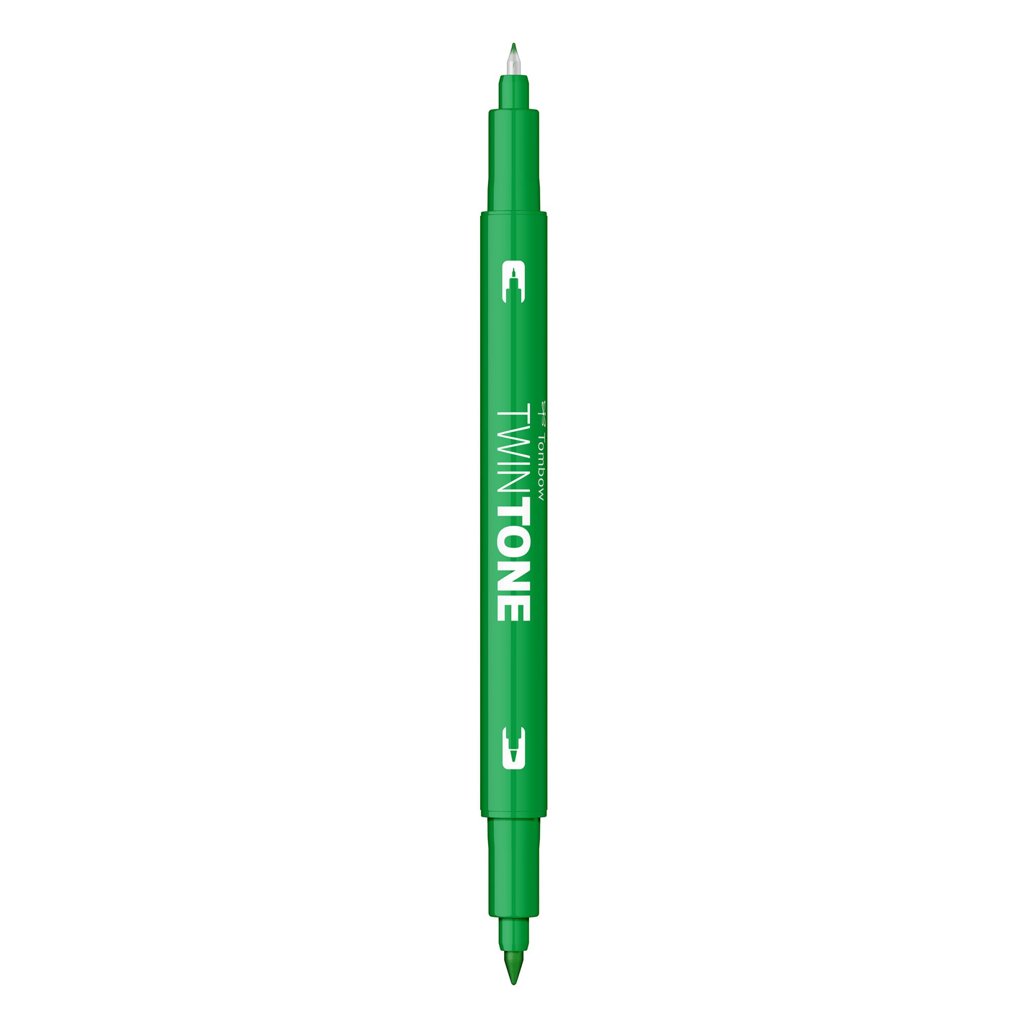 Marker Dual TwinTone Tombow 07 Green, verde