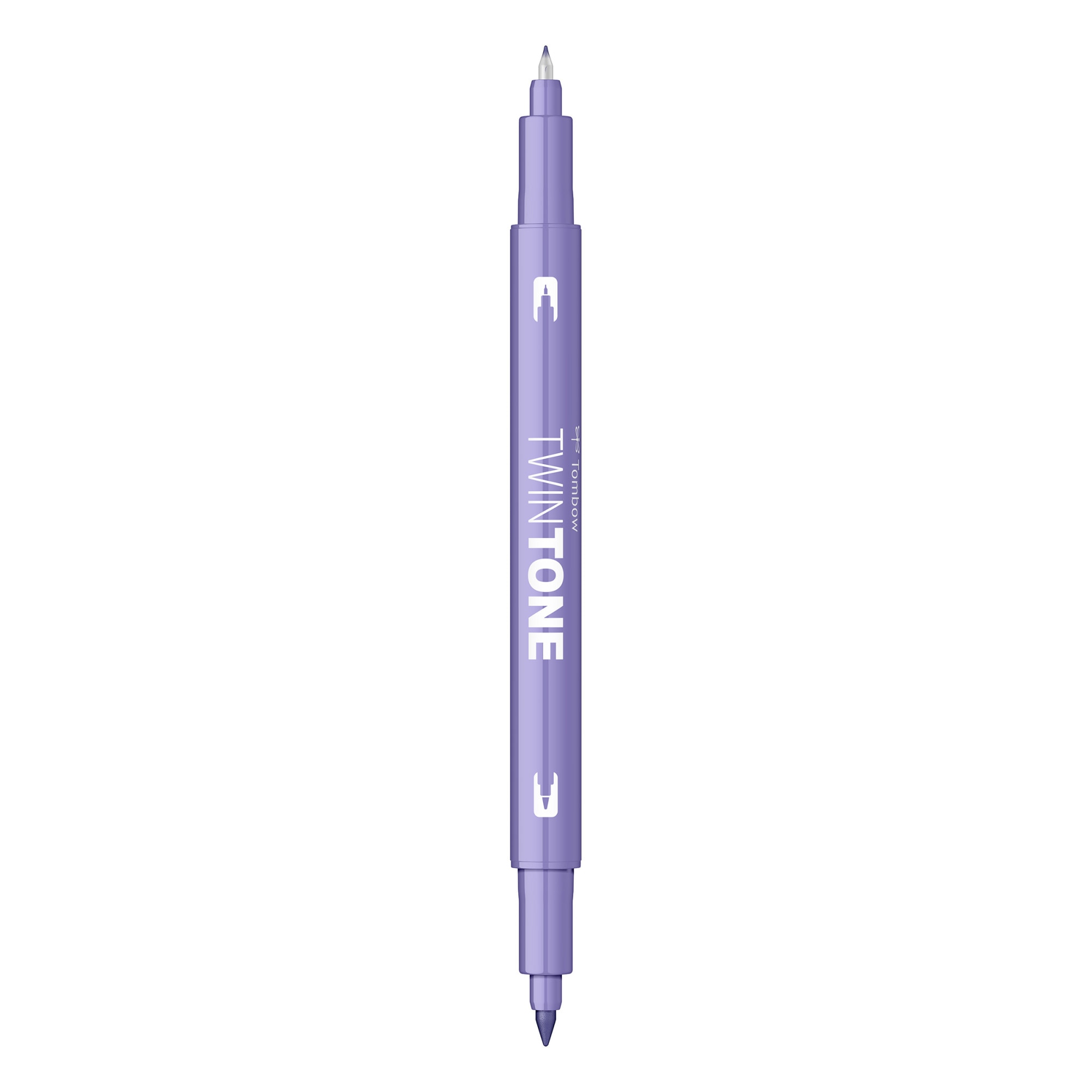 Marker Dual TwinTone Tombow 21 Pale Purple, lila