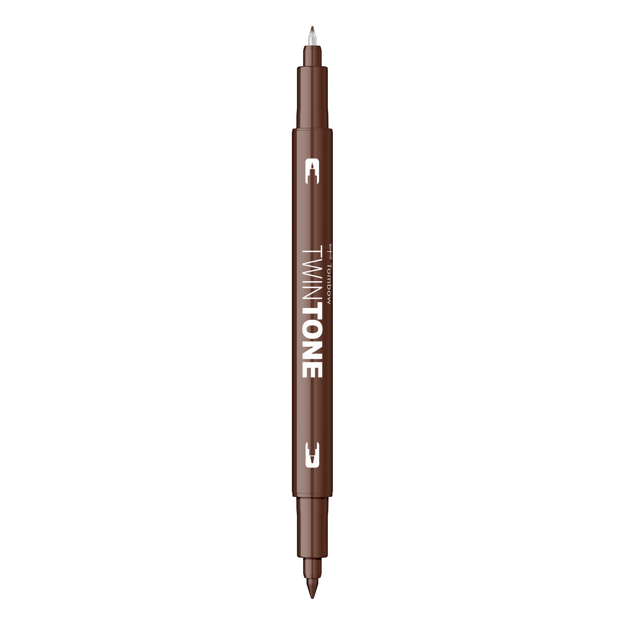 Marker Dual TwinTone Tombow 41 Chocolat, maro