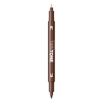 Marker Dual TwinTone Tombow 41 Chocolat, maro Marker Dual TwinTone Tombow 41 Chocolat, maro
