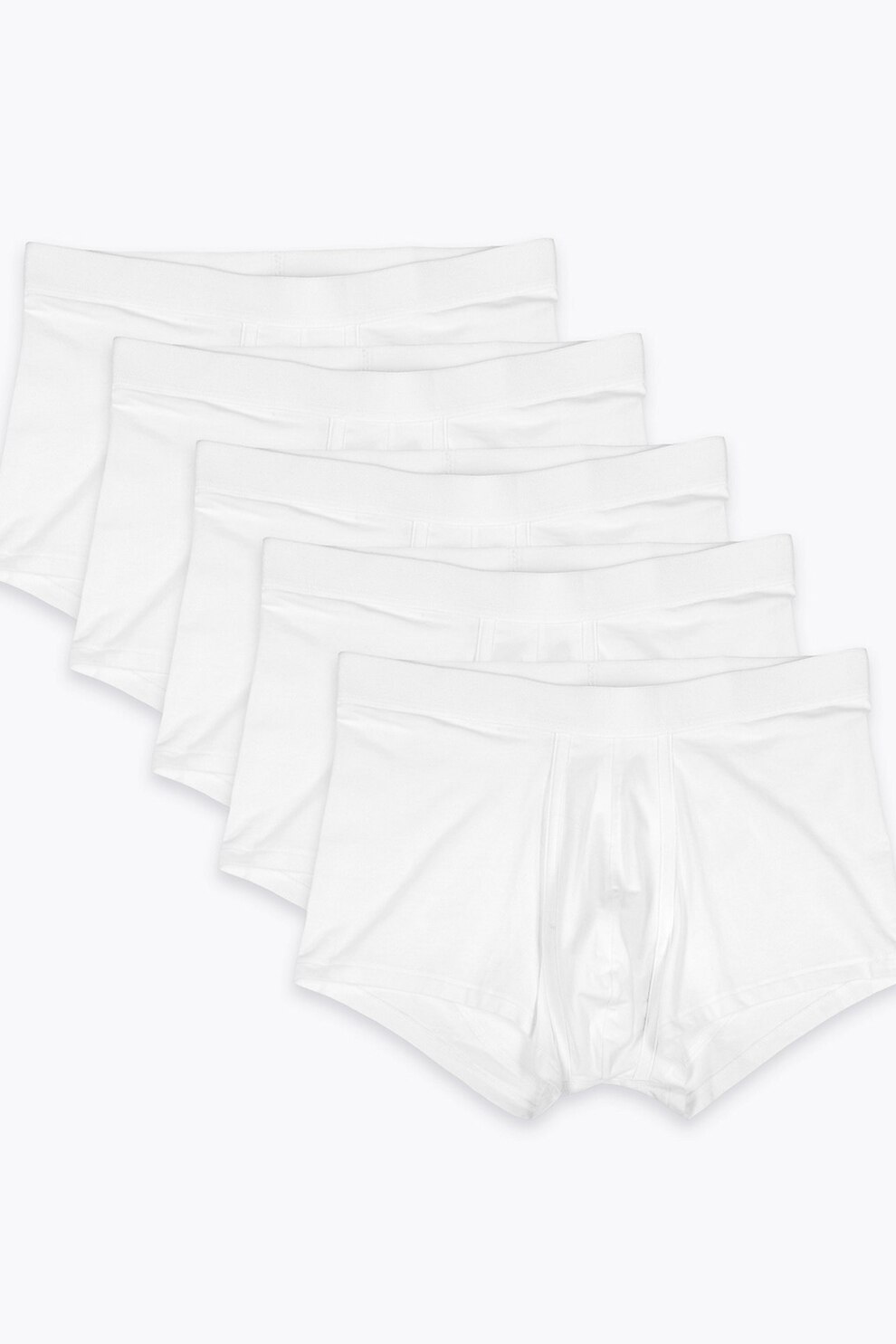 Marks & Spencer, Set de boxeri - 5 perechi A, Alb