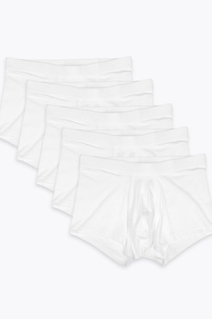 Marks & Spencer, Set de boxeri - 5 perechi A, Alb Marks & Spencer, Set de boxeri - 5 perechi A, Alb