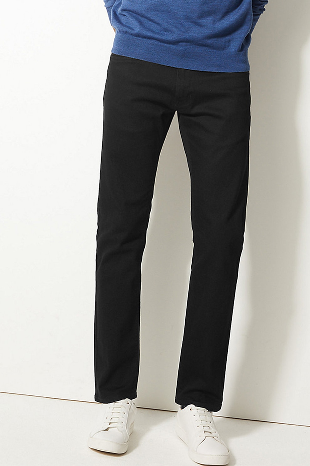 Marks & Spencer, Blugi slim fit, Negru
