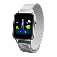ceas smartwatch likesmartfit ypro 13quot hd display notificari monitorizare ritm cardiac si tensiune arteriala pedometru control camera metallic silver imagen 33_0_
0