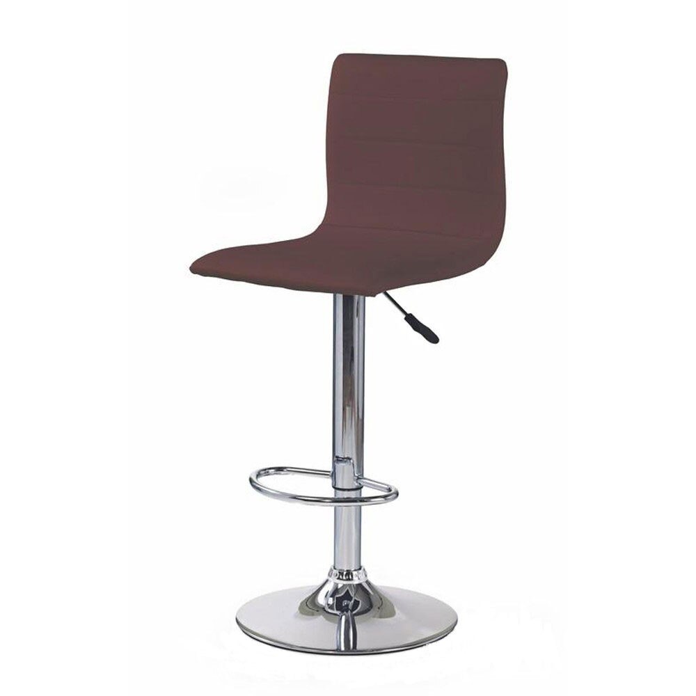 Scaun de bar reglabil, tapitat cu piele ecologica AX Z21