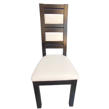 Scaun bucatarie inalt, lemn wenge tapiterie ecopiele Scaun bucatarie inalt, lemn wenge tapiterie ecopiele