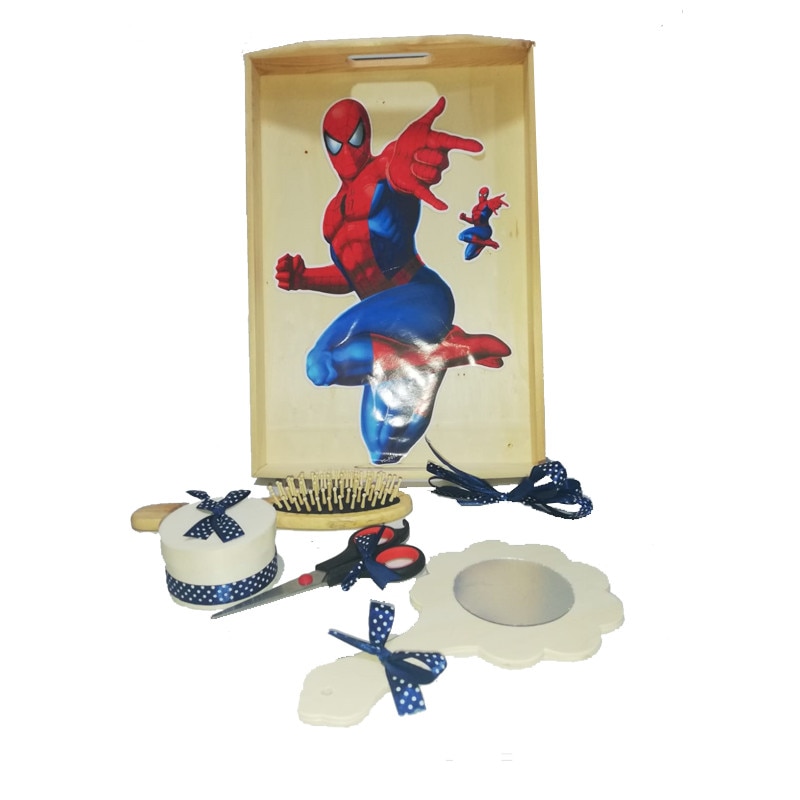 Tava Mot, 5 piese, 40*30 cm, SpiderMan, Shop Carnaval