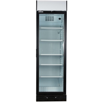 Vitrina frigorifica Crown D 372, 362 l, ventilata, control mecanic, H 201 cm, Alb Vitrina frigorifica Crown D 372, 362 l, ventilata, control mecanic, H 201 cm, Alb