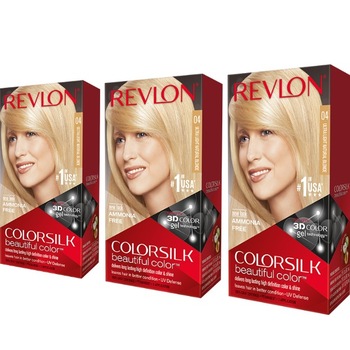 Pachet Promotional Revlon Vopsea Par Colorsilk 04 Ultra Light Blonde, 3 bucati Pachet Promotional Revlon Vopsea Par Colorsilk 04 Ultra Light Blonde, 3 bucati