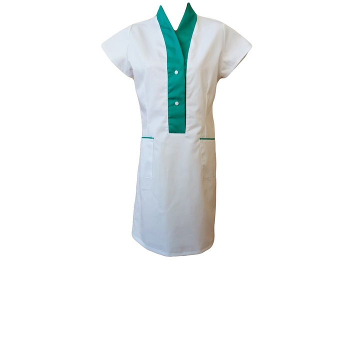 Sarafan, Firconf Textilrar, alb cu verde, S EU