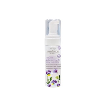 Spuma de par pentru volum cu violete, 150ml Maternatura Spuma de par pentru volum cu violete, 150ml Maternatura