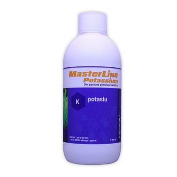 Fertilizant Masterline Potassium 500 ml pentru plantele din acvariu Fertilizant Masterline Potassium 500 ml pentru plantele din acvariu