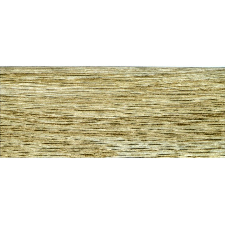 Plinta din HDF, Baumann, pentru parchet laminat, culoare stejar natur, dimensiuni2400x60x15 mm