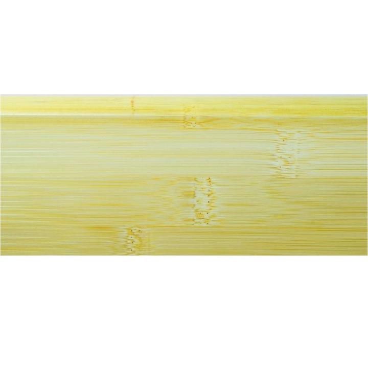 Plinta din bambus, Class Bambus, cu fibra orizontala, culoare natur, dimensiuni 1900x70x12 mm