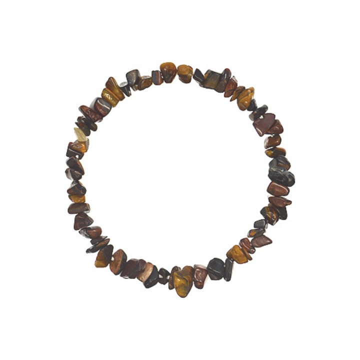 Bratara chips Ochi de Soim, Ochi de Taur si Ochi de Tigru - cristale semipretioase, unisex, e-crystals