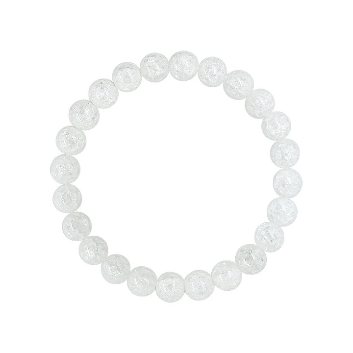 Bratara - sfere 8mm - cristale semipretioase, unisex, e-crystals 90507