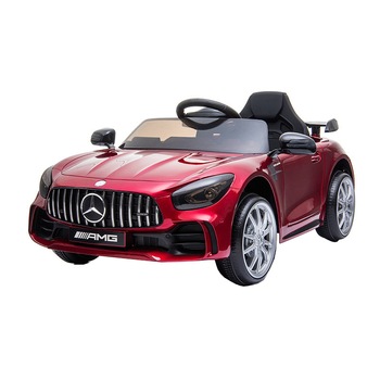 Masina cu telecomanda Mercedes Benz GTR AMG, 12V, 2 motoare, rosu metalizat - Krista® Masina cu telecomanda Mercedes Benz GTR AMG, 12V, 2 motoare, rosu metalizat - Krista®