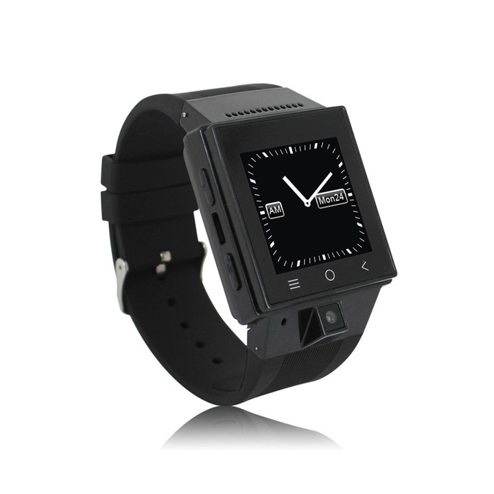 Stepfly S55 okosóra, 1,54", Bluetooth 4.0, SIM, fekete
