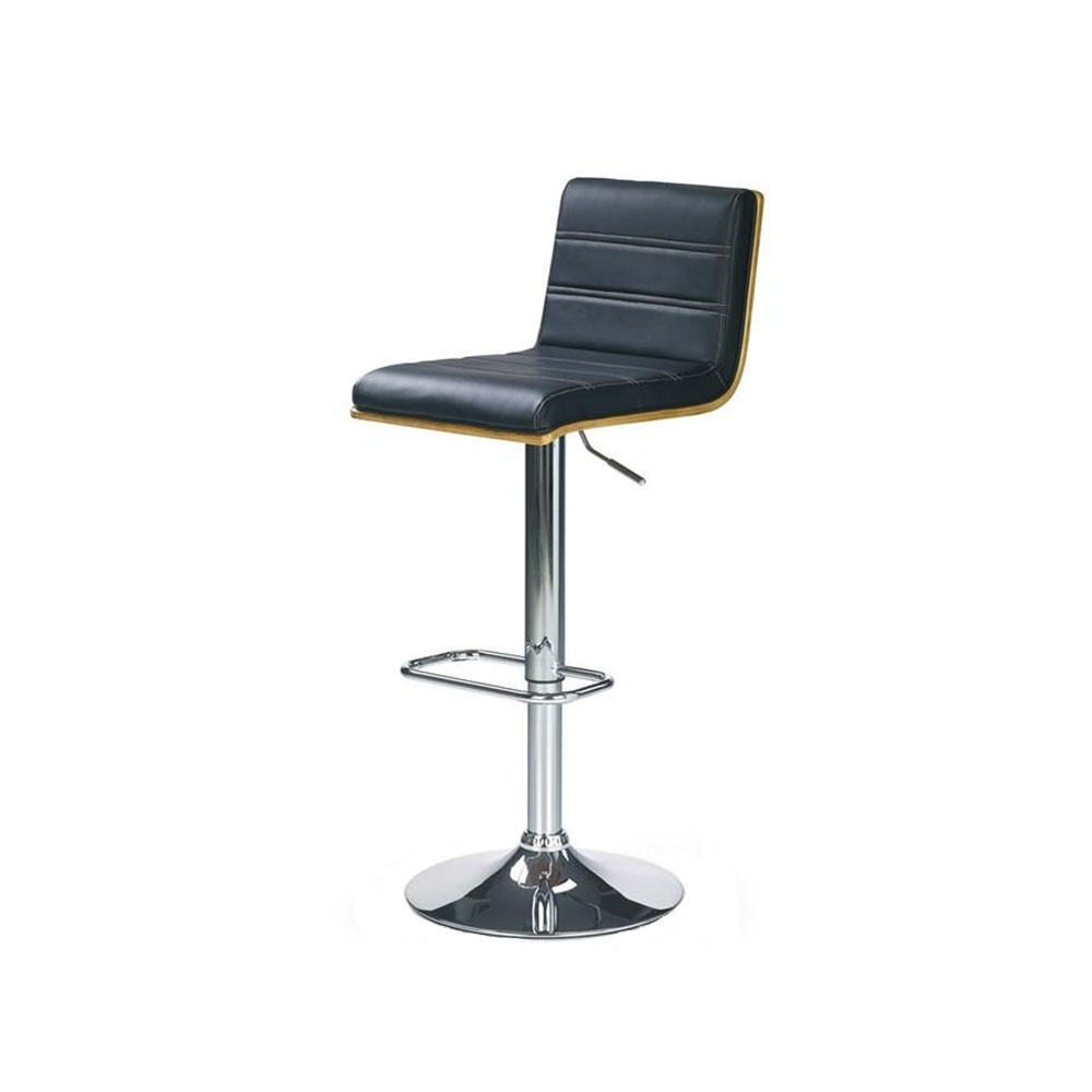 Scaun bar negru AX Z31 piele ecologica