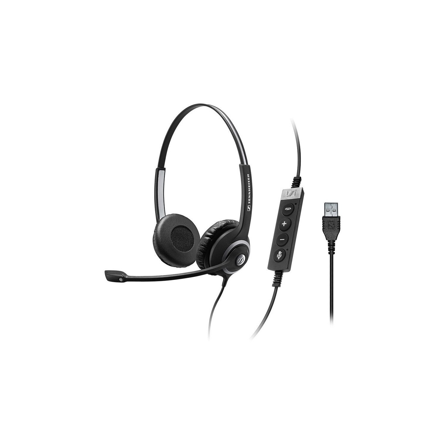 Casti sennheiser sc 260 usb ctrl, stereo, 709304