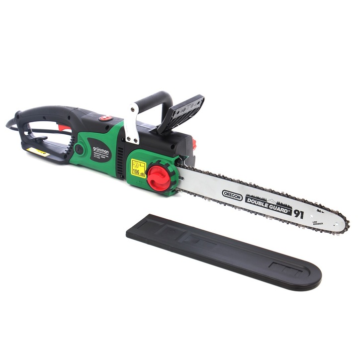 Fierastrau electric cu lant, 2200 W, lungime sina 40 cm, frana pentru lant, capacitate rezervor ulei 110 ml, 5.6 kg