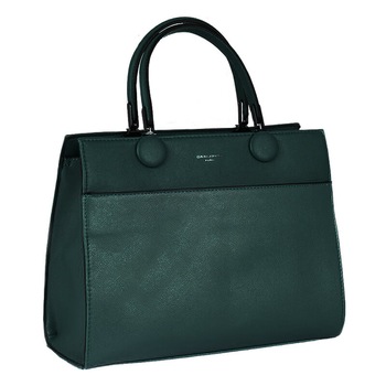 Geanta dama, David Jones, mini tote, verde inchis, din pvc, forma dreptunghiulara, 99571203 Geanta dama, David Jones, mini tote, verde inchis, din pvc, forma dreptunghiulara, 99571203