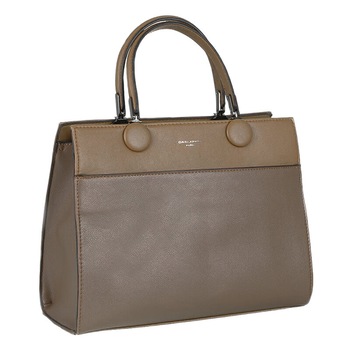 Geanta dama, David Jones, mini tote, maro taupe inchis, din pvc, forma dreptunghiulara, 99571205 Geanta dama, David Jones, mini tote, maro taupe inchis, din pvc, forma dreptunghiulara, 99571205
